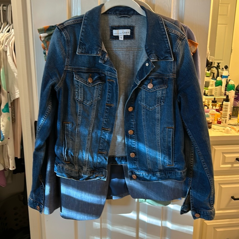 Loft denim jacket medium